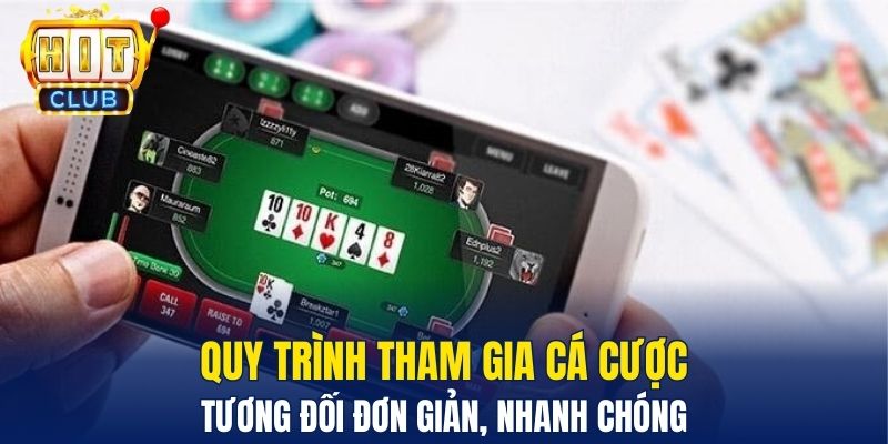 Casino Hitclub - Sòng Bạc Trực Tuyến Hỗ Trợ Live Siêu Nóng Bỏng Quy trình tham gia cá cược tương đối đơn giản, nhanh chóng